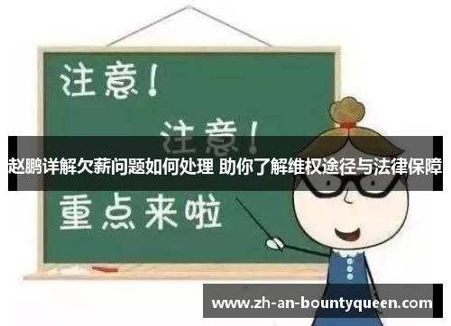 赵鹏详解欠薪问题如何处理 助你了解维权途径与法律保障